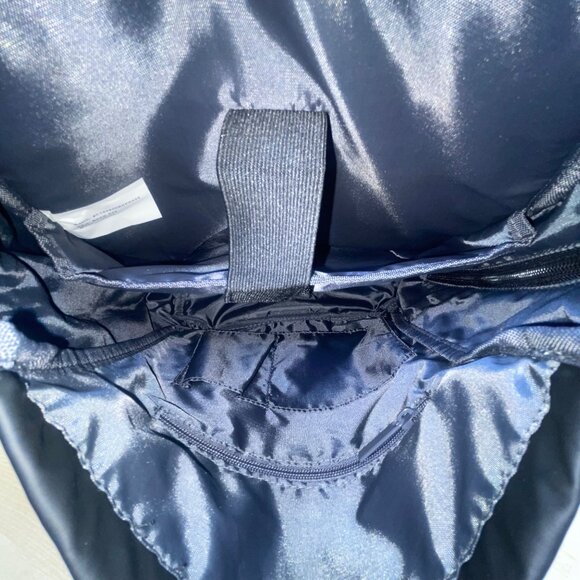 Ashley Black Women’s Black Nylon Secure Adjustable Straps Multi Pockets Backpack - Picture 7 of 13